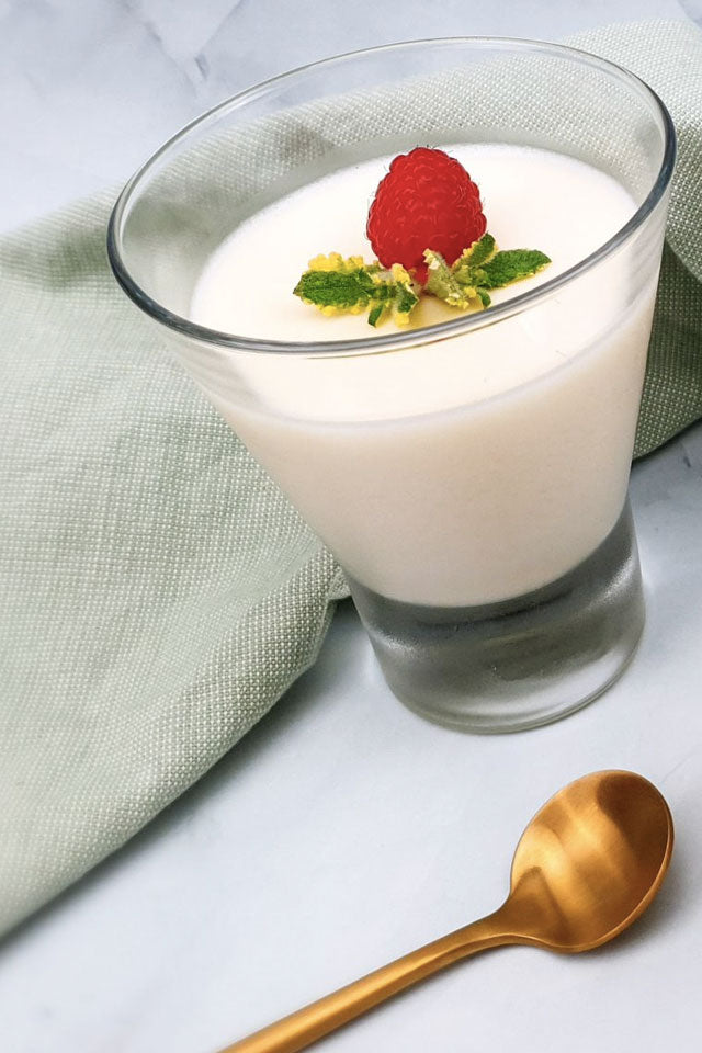 Nagerecht met gin: Panna cotta met gin